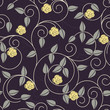vector seamless floral background