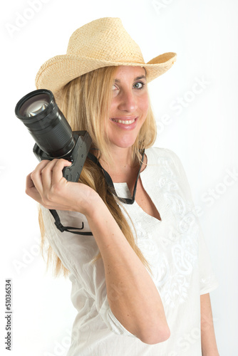 Photo: Photographer with hat Photographer with hat