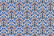 Tiles of blue mosque in istanbul - Ottoman decoration for wall