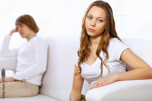 Photo: Young couple in conflict Young couple in conflict