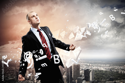 Photo: Businessman in anger Businessman in anger