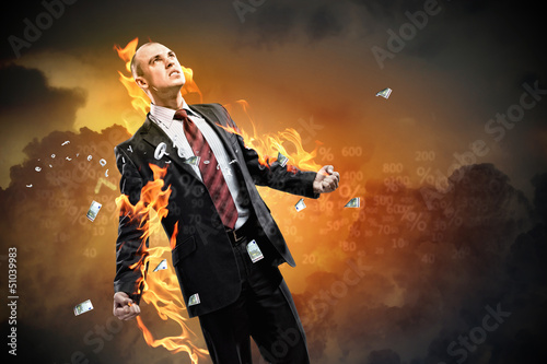 Photo: Businessman in anger Businessman in anger