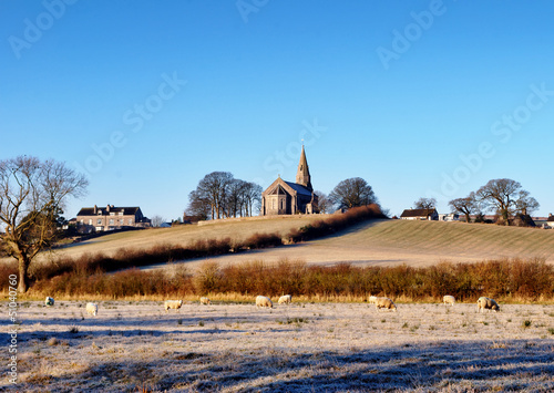 Photo: Holy Trinity Church Bardsea in a frosty morning Holy Trinity Church Bardsea in a frosty morning
