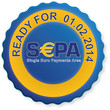 Illustration: Siegel "Ready for SEPA" Siegel "Ready for SEPA"