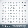 Vektor: Large Icons Set. 72 Items Large Icons Set. 72 Items