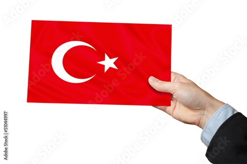 Photo: flag of turkey flag of turkey
