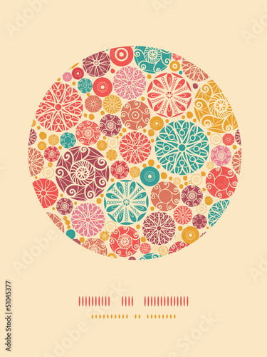 Vector: Vector abstract decorative circles oval decor pattern background Vector abstract decorative circles oval decor pattern background