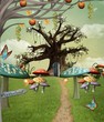 Illustration: Wonderland series - Wonderland footpath Wonderland series - Wonderland footpath
