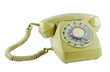 Old phone isolated