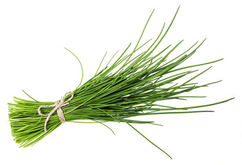 a bunch of fresh chives