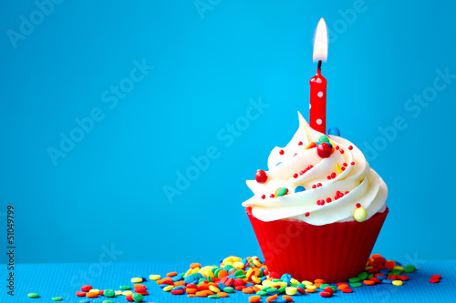 Photo: Birthday cupcake Birthday cupcake