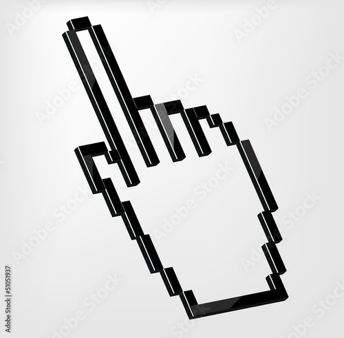 Vector: Hand Cursor vector illustration Hand Cursor vector illustration