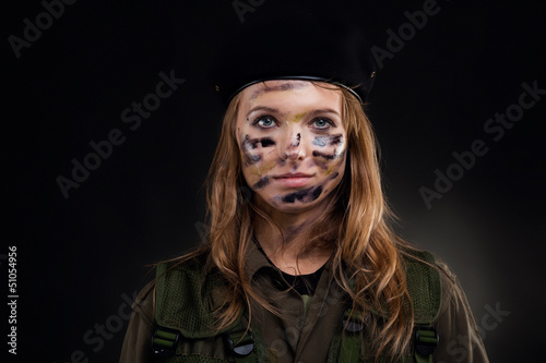 Photo: millitary girl millitary girl