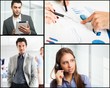 Businesspeople at work