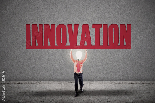 Photo: Bright light bulb innovation Bright light bulb innovation