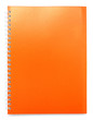 orange color cover note book