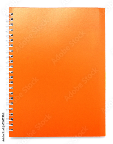 Photo: orange color cover note book orange color cover note book