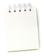 Blank one face white paper notebook