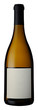 white wine bottle with blank label