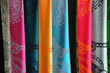 Silk Vietnamese scarf background