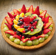 Foto: torta con frutta fresca torta con frutta fresca