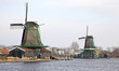 Windmills in Zaanse Schans museum