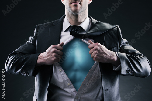 Photo: Superhero businessman Superhero businessman