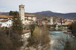 Foto: Il paesa di Cividale e sullo sfondo la Slovenia Il paesa di Cividale e sullo sfondo la Slovenia