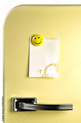 Photo: Leave a message on the fridge Leave a message on the fridge