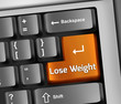 Keyboard Illustration "Lose Weight"