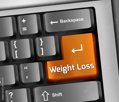 Illustration: Keyboard Illustration "Weight Loss" Keyboard Illustration "Weight Loss"