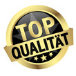 Button mit Banner " TOP QUALITÄT "