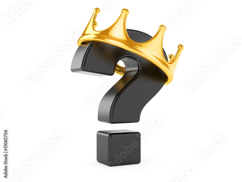 Illustration: Crowned question. Problem. Crowned question. Problem.