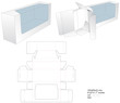 Vektor: Gift box with separator Gift box with separator