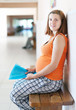Photo: pregnant woman at the clinic pregnant woman at the clinic