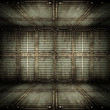 Old metallic interior, texture of metal.