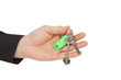 Keys in a male hand
