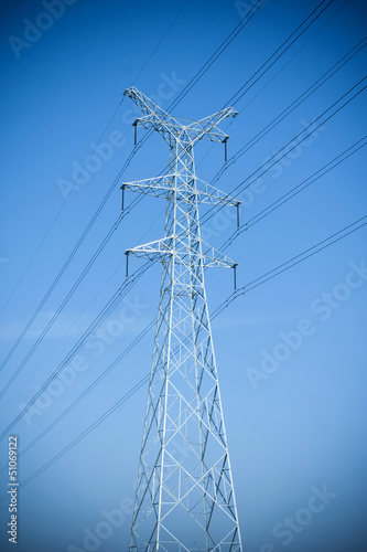 Photo: Power transmission tower Power transmission tower