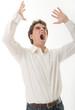 Ranting young man