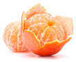 Peeled tangerine or mandarin fruit