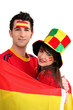 Spanish football fans