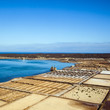 Photo: famous salinas de Janubio in Lanzarote, Canary islands, Spain famous salinas de Janubio in Lanzarote, Canary islands, Spain
