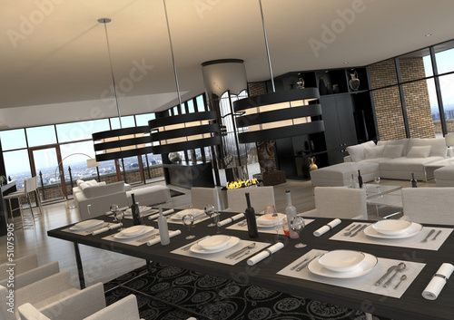 Illustration: Modern living room interior | Design Loft Modern living room interior | Design Loft
