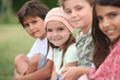 Kids in line