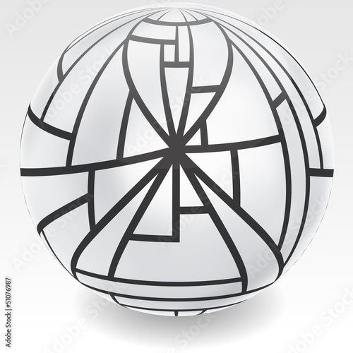 Vector: abstrakt kugel abstrakt kugel