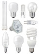 collection of different kind of light bulbs