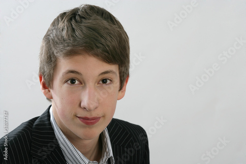 Photo: Portrait von einem Jugendlichen . Portrait von einem Jugendlichen .