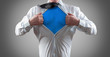 Businessman super hero
