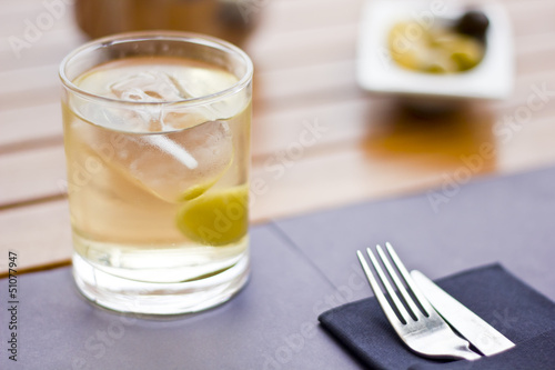 Photo: Vermouth with olives Vermouth with olives