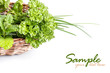 Herbs in a basket